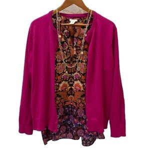 Mercer and Madison transitional sleeveless blouse. Size L